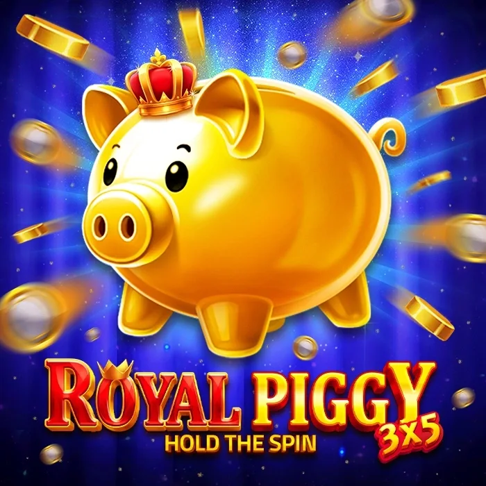 3x5 Royal Piggy: Hold The Spin game