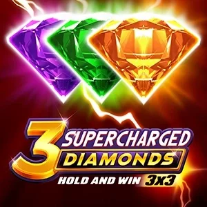 3 Supercharged Diamonds: Hold and Win game