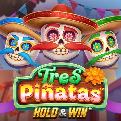 Tres Pinatas Hold & Win game