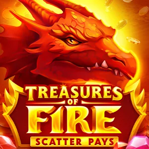 Treasures of Fire: Scatter Pays game