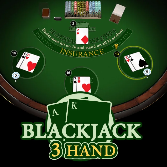 Blackjack 3 Hand game
