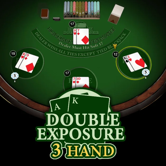Blackjack Double Exposure 3 Hand game