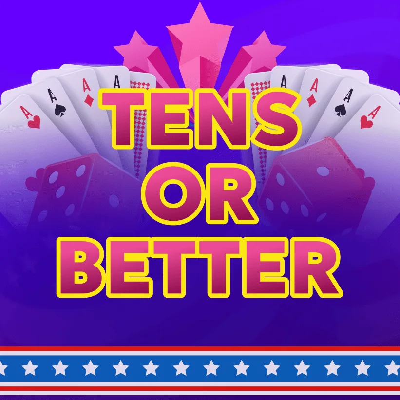 Tens Or Better 50 Hand game